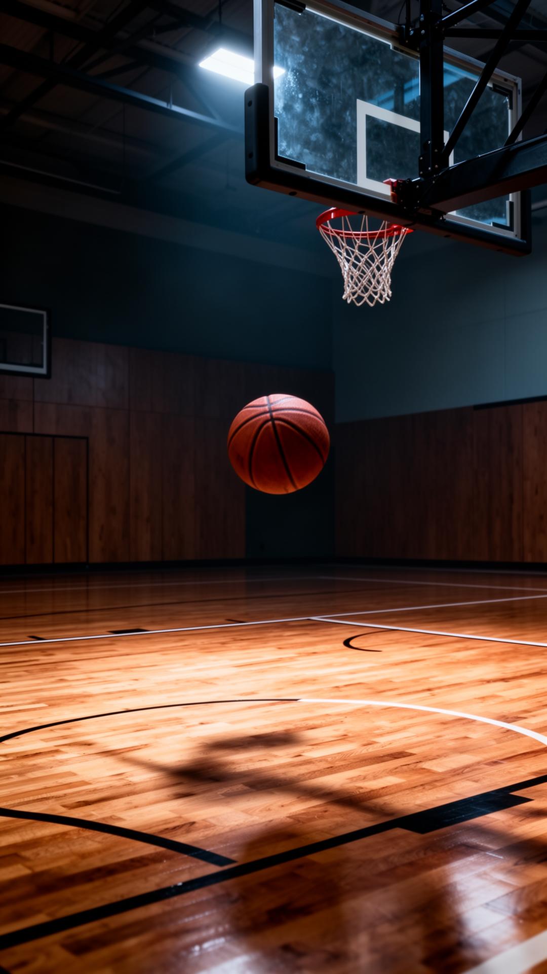 Private basketball court at Dribbble Labs